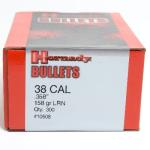 Hornady Lead Pistol 38cal .357 Diameter 158gr Bullets 300ct Box