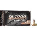 CCI Blazer Brass 9mm 115gr 50rd Box