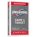 Winchester Universal Game & Target 223 Remington 55gr HP 20rd Box
