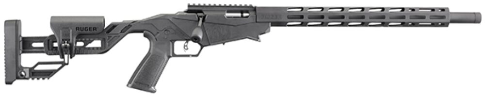 Ruger Precision 22LR 18" Threaded Barrel W/ M-Lok Forend, Precision Adjustable Stock, 10rd Magazines