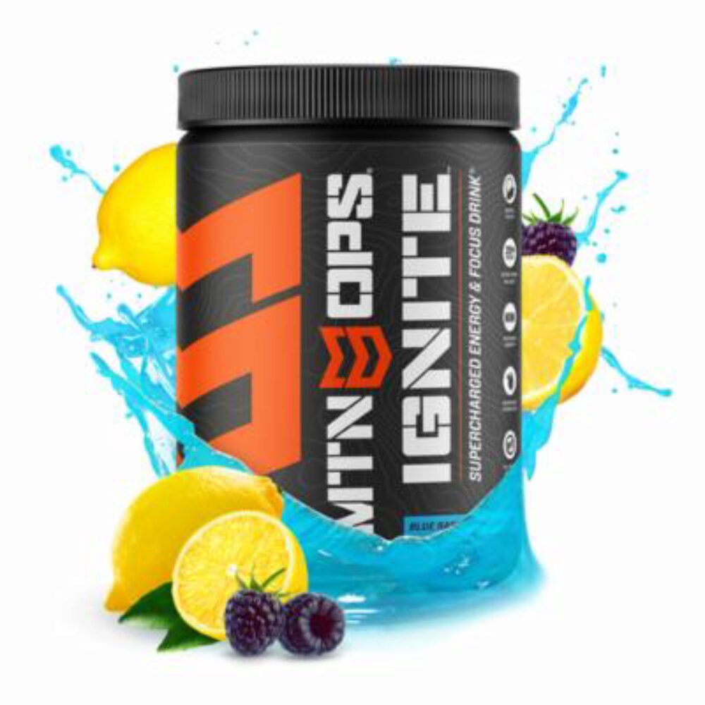 MTN OPS IGNITE DRINK MIX BLUE RASPBERRY