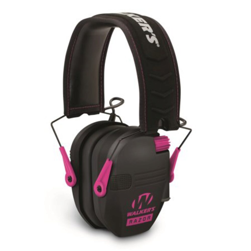 WALKERS EARMUFF RAZOR SLIM - ELEC PNK