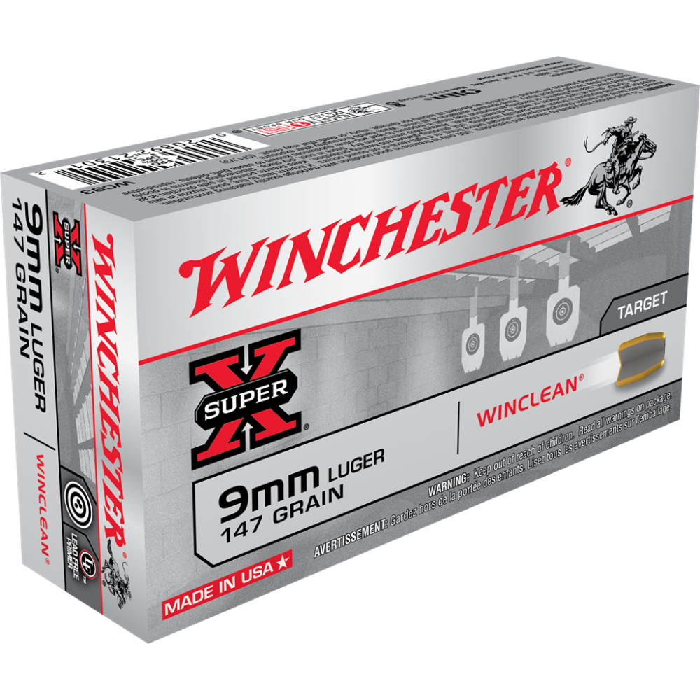 Winchester 9mm SuperX 147gr 50rd Box