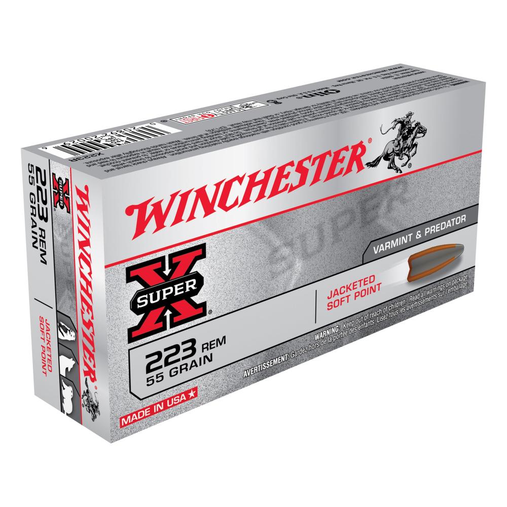 Winchester 223 Remington SuperX 55gr 20rd Box