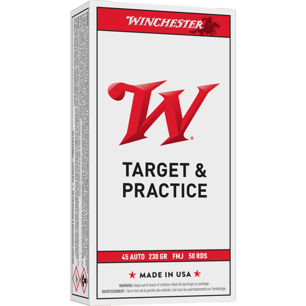 Winchester 45ACP USA White Box 230gr 50rd Box