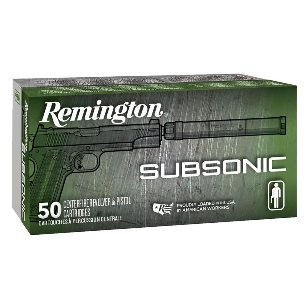 Remington 9mm Subsonic 147gr 50rd Box
