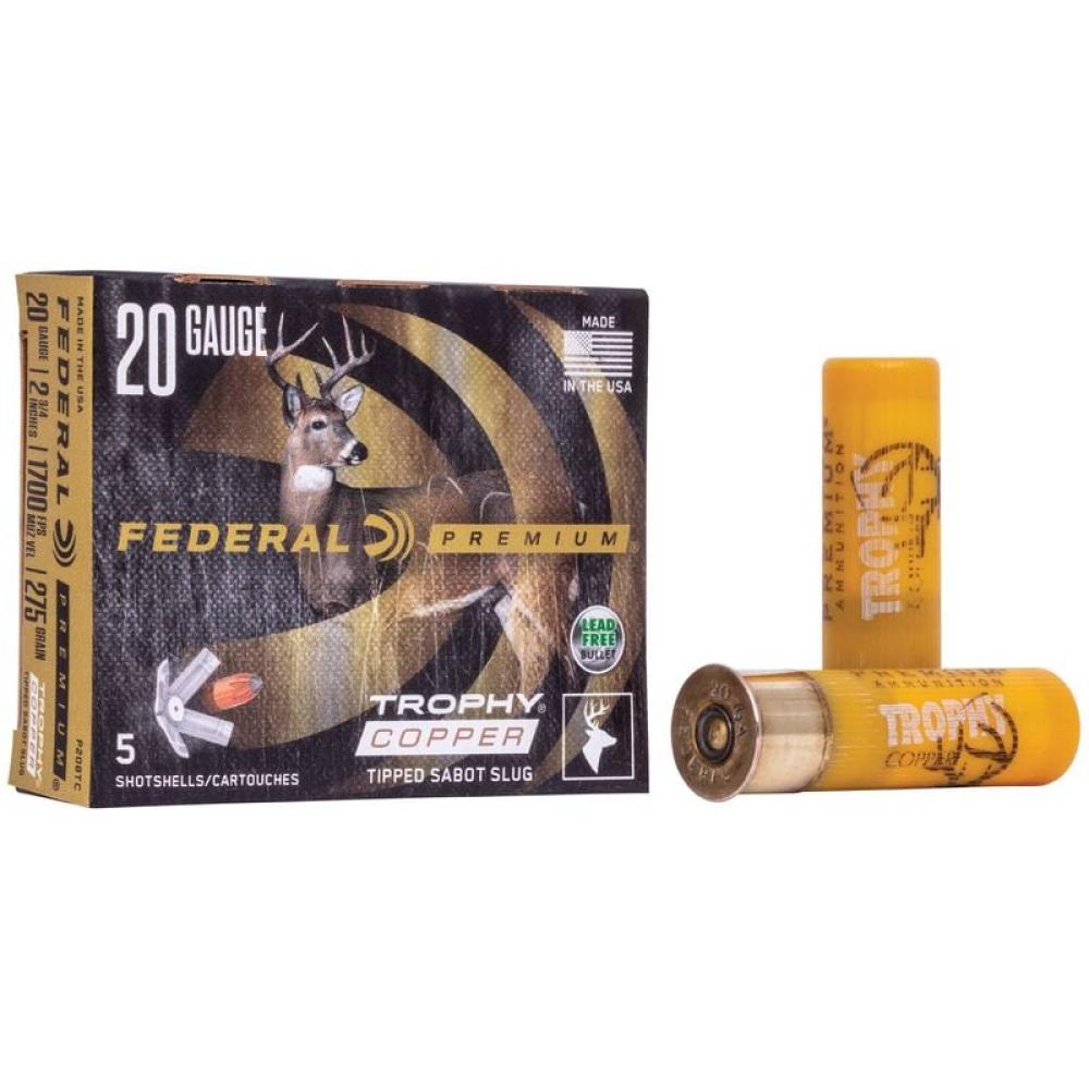 Federal Premium 20 Gauge Trophy Copper 2 3/4in 5rd Box