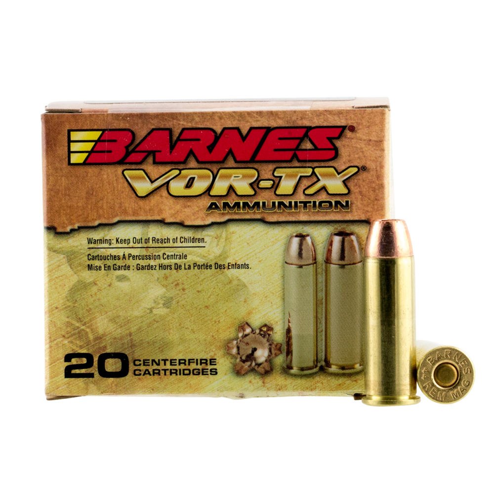 Barnes 44 Mag VOR-TX 225gr XPB 20rd Box