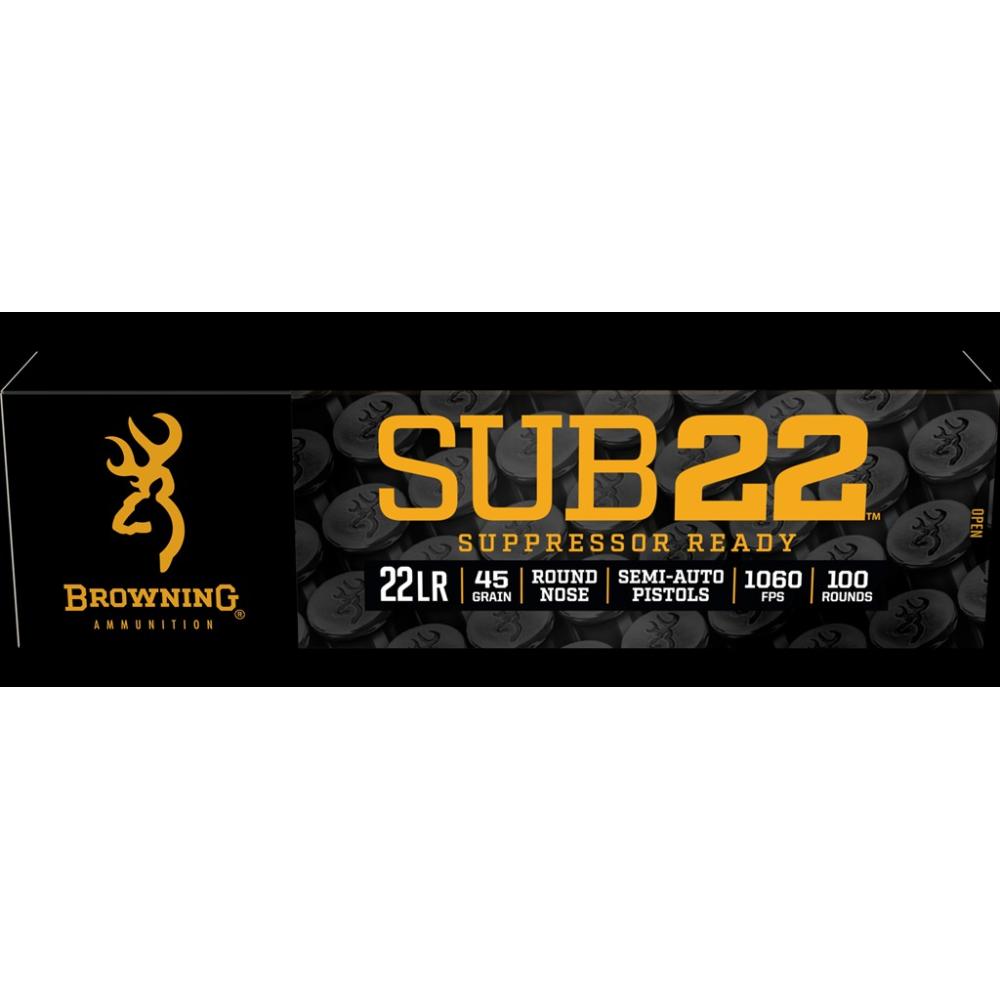Browning Sub22 22LR 45gr LRN 100rd Box
