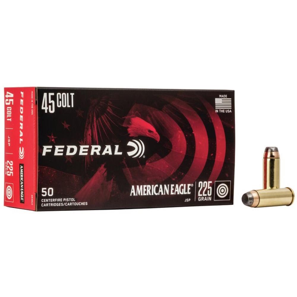 Federal American Eagle 45 Colt 225gr JSP 50rd Box