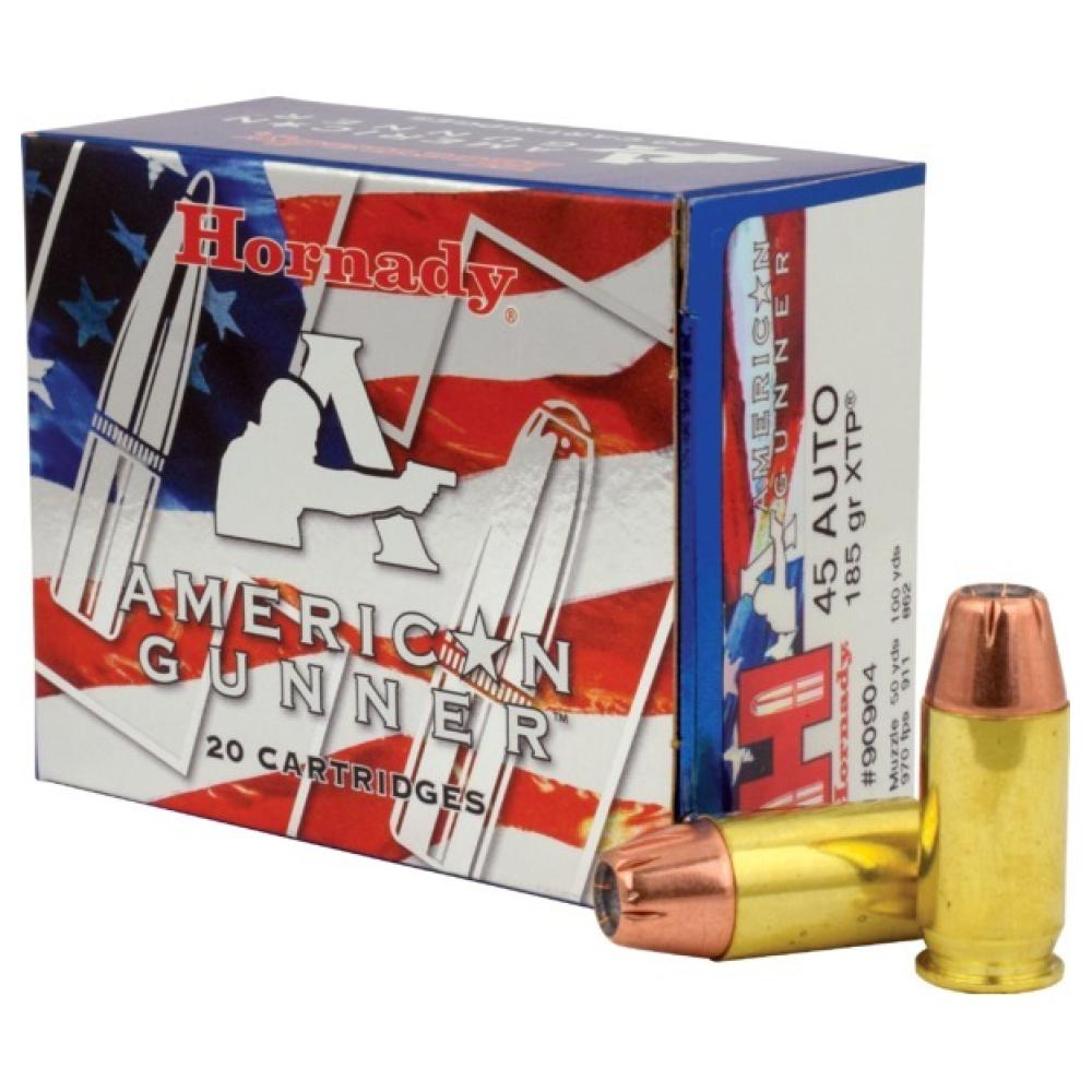 Hornady American Gunner 45ACP 185gr XTP 20rd Box