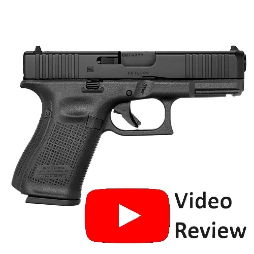 Glock 19 Gen5 9mm 4" W/ Fixed Sights, 3-15rd Magazines