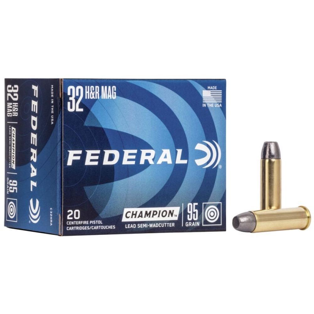 Federal Champion 32H+R Magnum 95gr Semi-Wadcutter 20rd Box