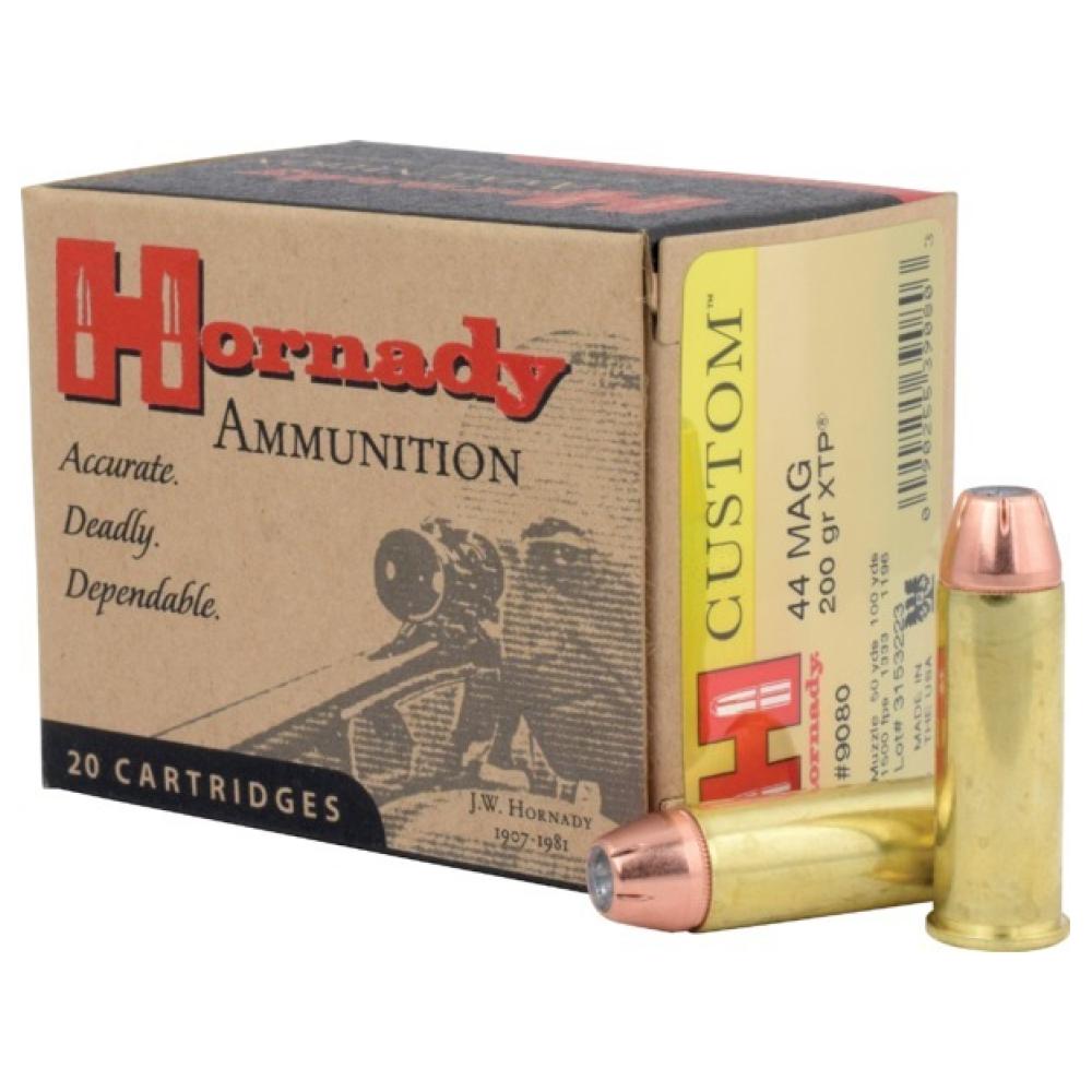 Hornady Custom 44 Magnum 200gr 20rd Box