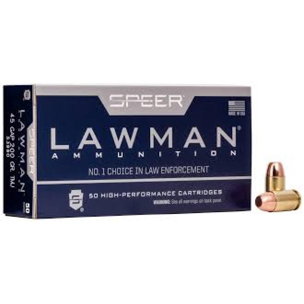 Speer Lawman 45GAP 200gr TMJ 50rd Box