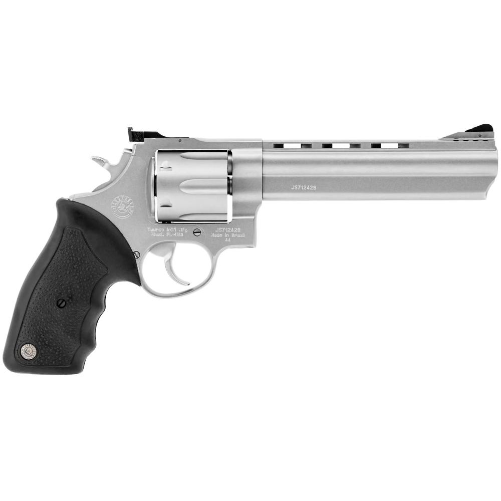 Taurus M44 44 Magnum 6.5" SS Ported W/ Rubber Grip, 6rd Cylinder