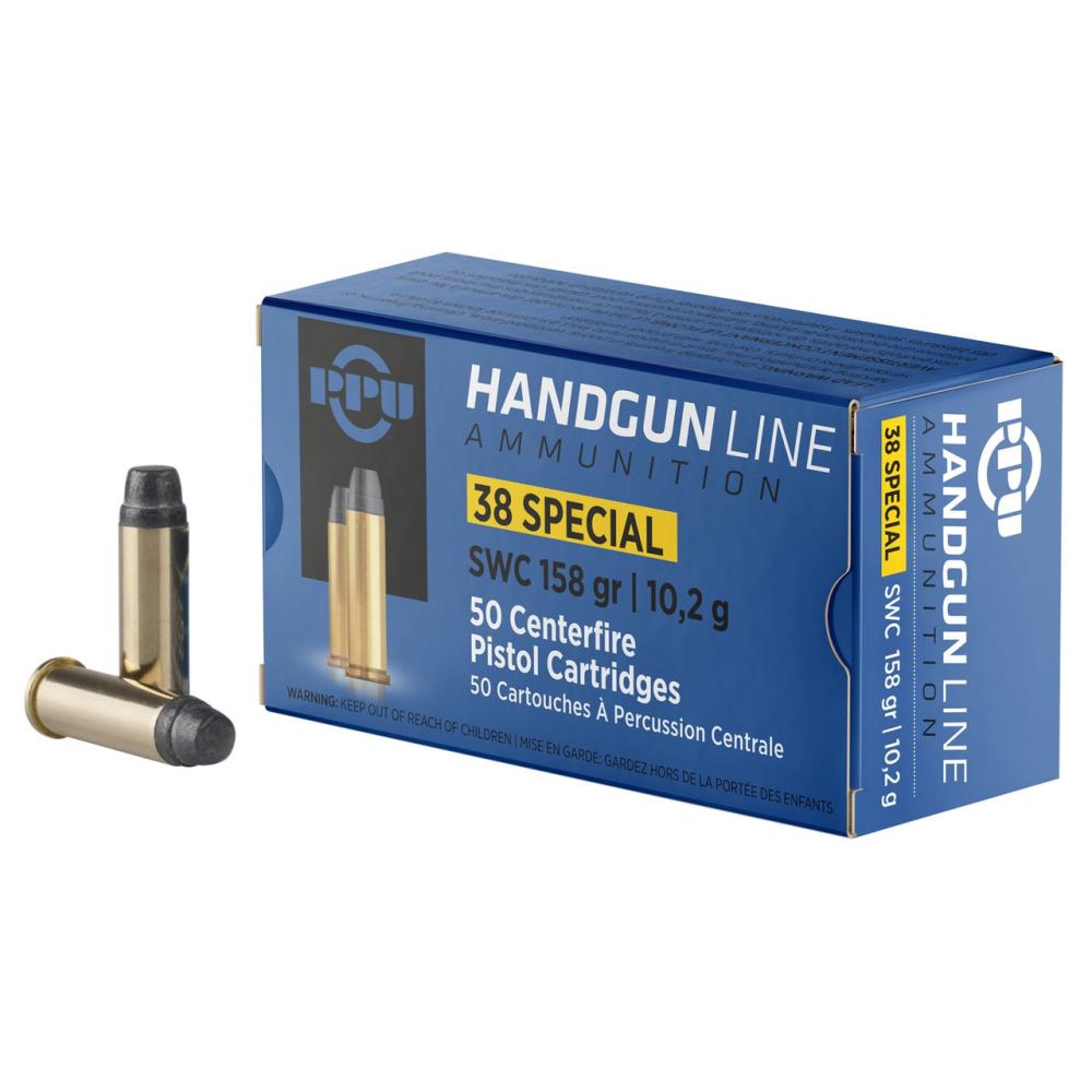 Prvi Partizan 38 Special Semi-Wadcutter 158gr 50rd Box