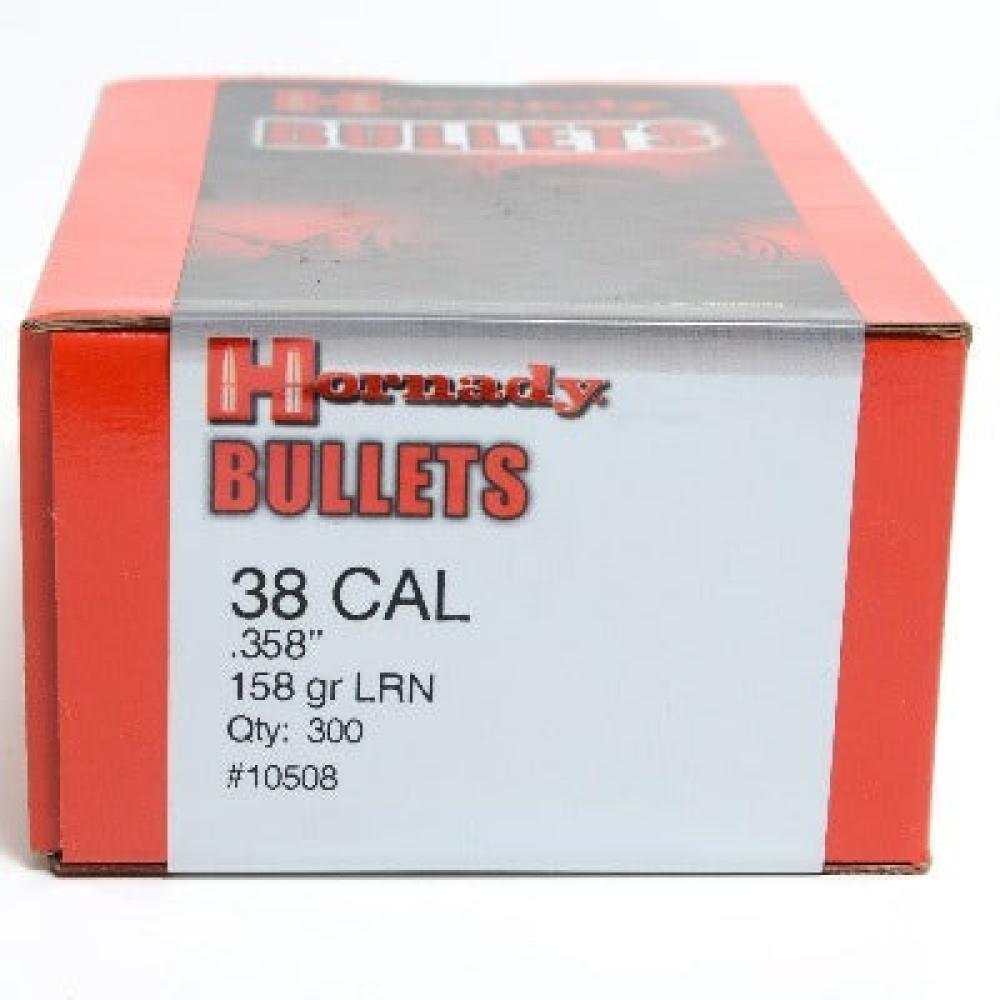 Hornady Lead Pistol 38cal .357 Diameter 158gr Bullets 300ct Box