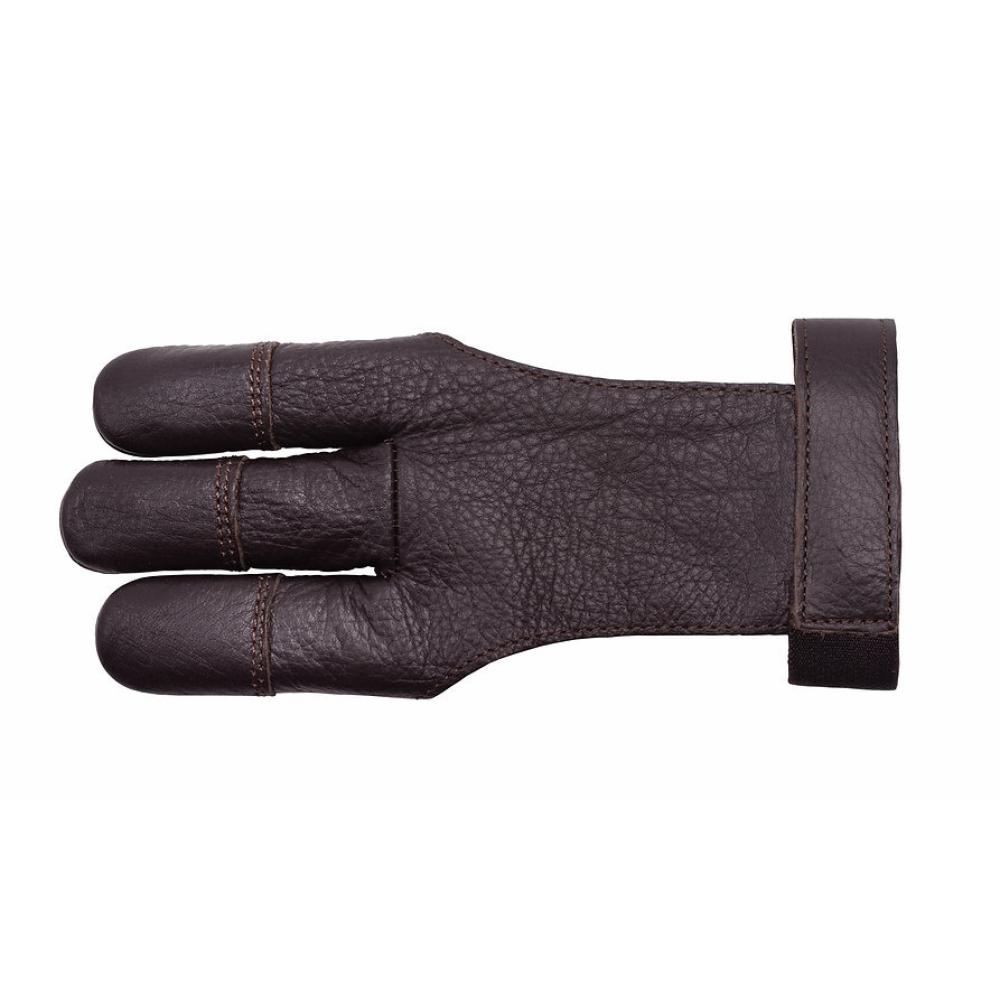 30-06 Cowhide 3-Finger Shooting Glove Large - Brown