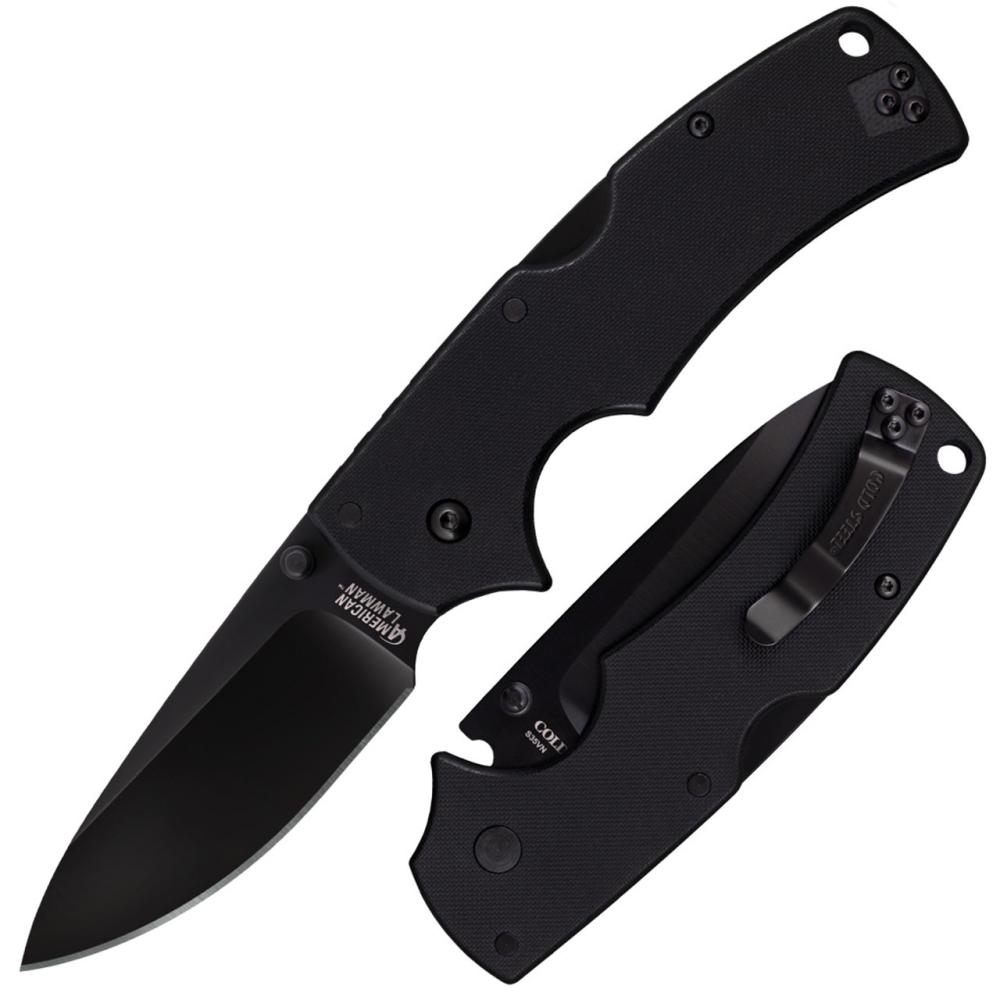 Cold Steel "American Lawman" Folding Knife S35VN Black