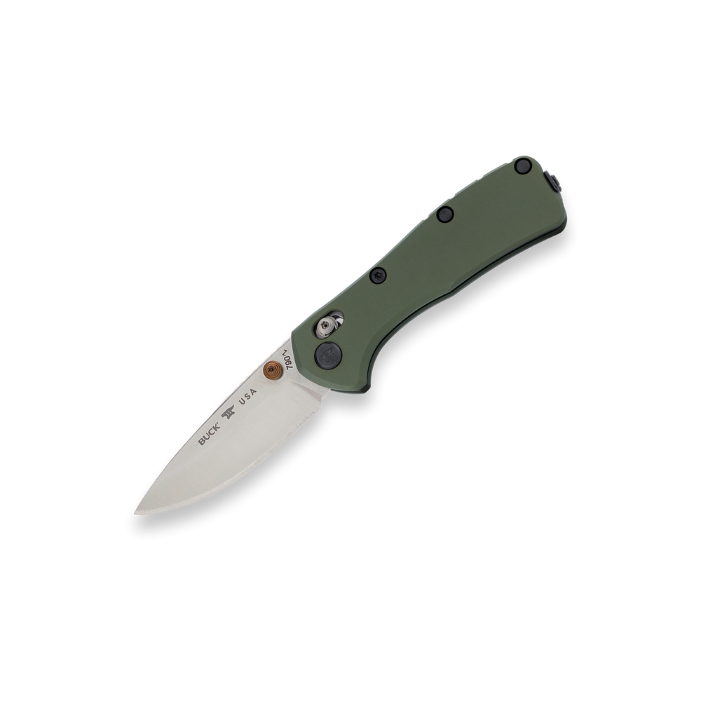 Buck Knives 790 Mini Range Elite w/ OD Green Aluminum Handle | Magnacut