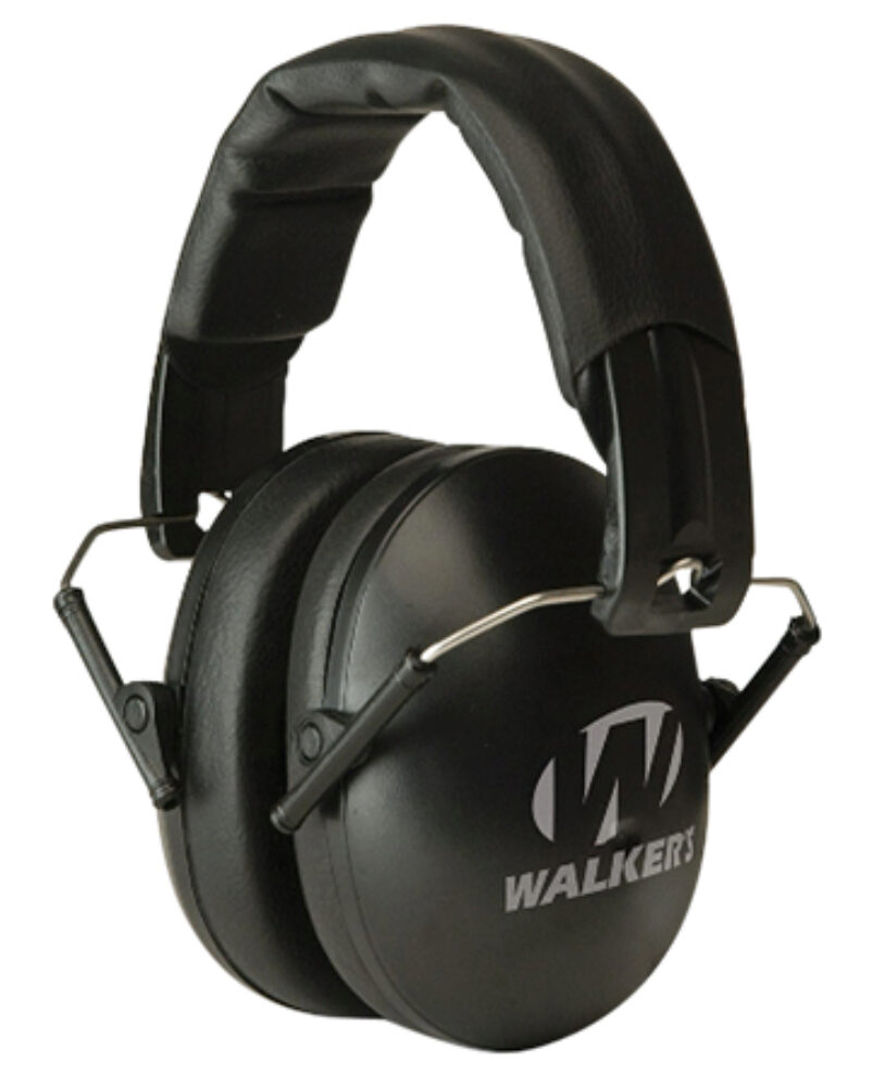 WALKERS EARMUFF FOLDING WMN + YTH - BLK