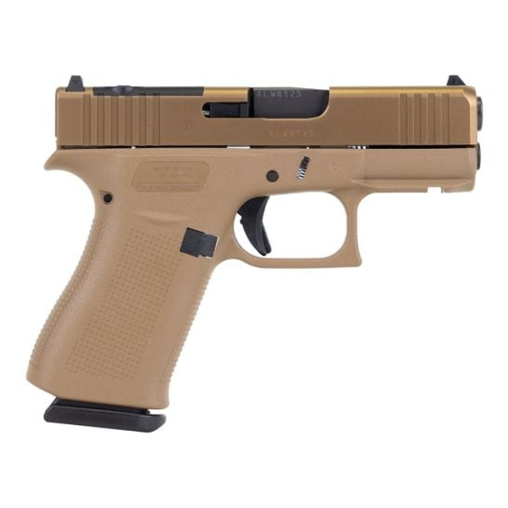 Glock 43X MOS | 9mm | 3.41" | Coyote Tan