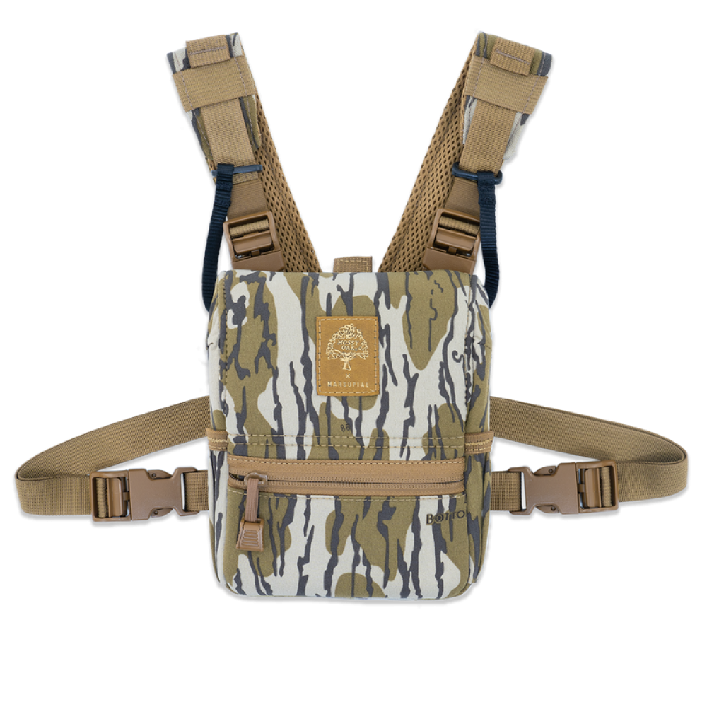Marsupial Gear Enclosed Binocular Pack | Medium | Mossy Oak Bottomland