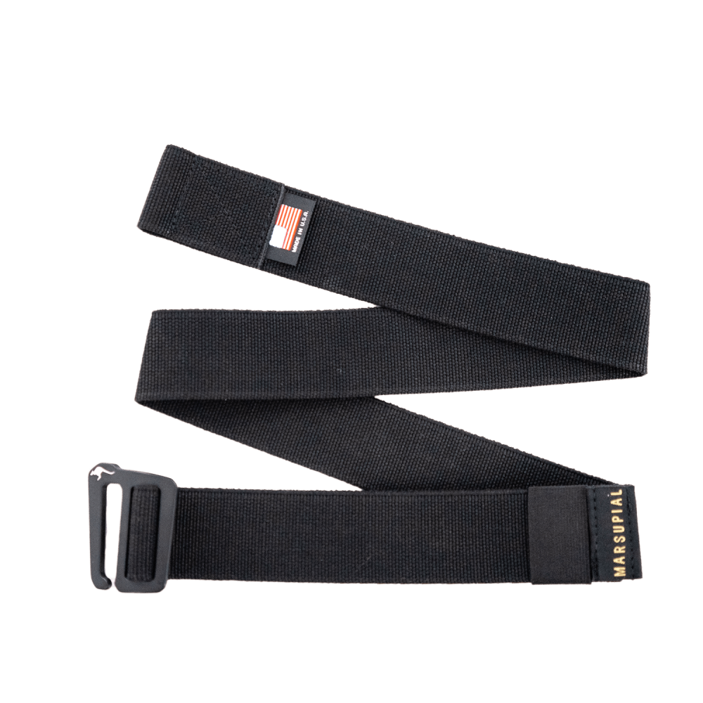 Marsupial Gear Stretch Webbing Belt | Large | Black