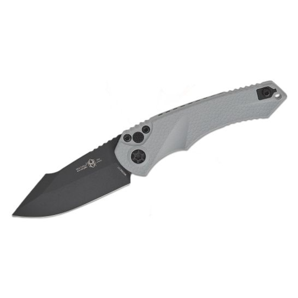 Heretic Mini Pariah Auto | CPM Magnacut | Grey Handle