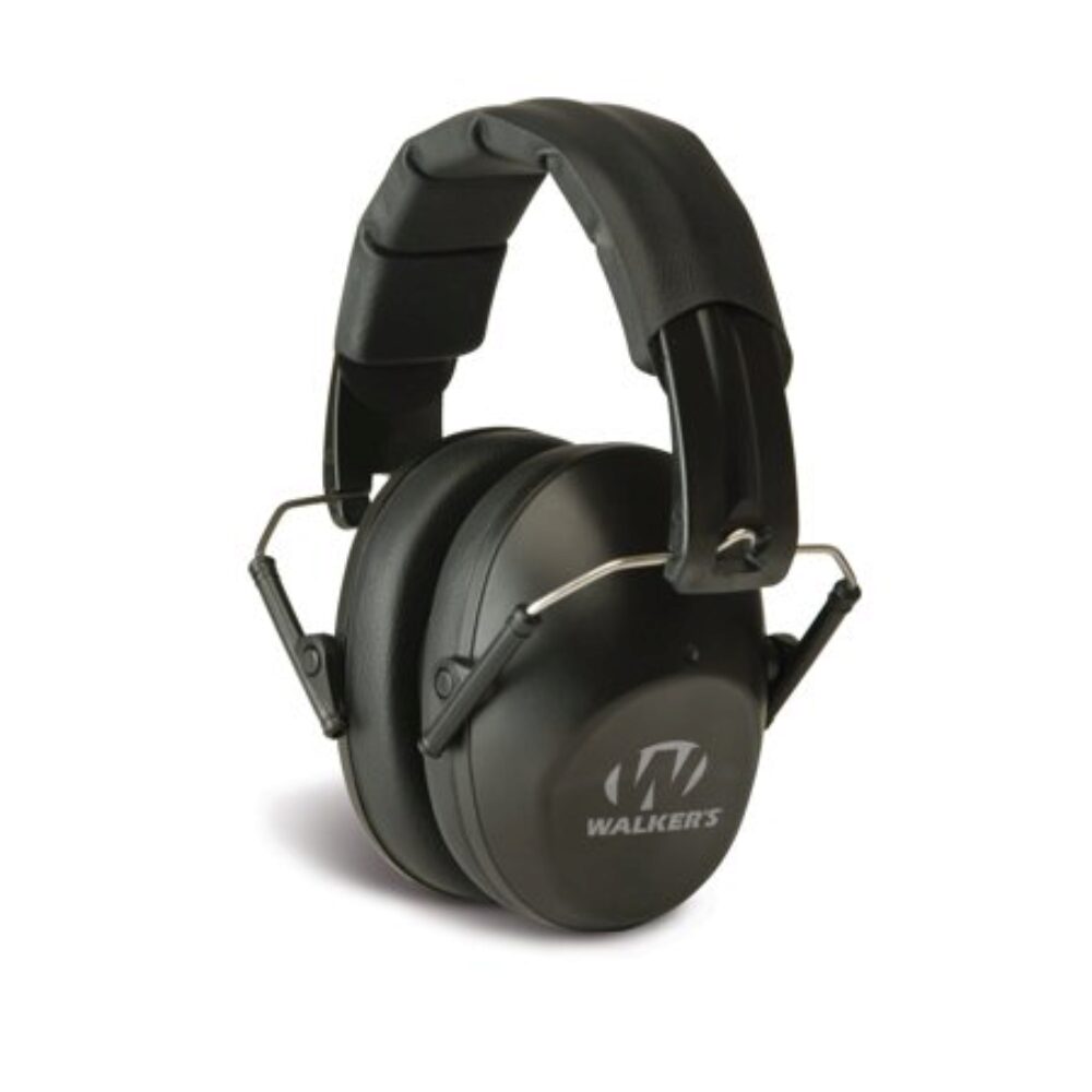 WALKERS EARMUFF LOW PRO FOLDING - BLK