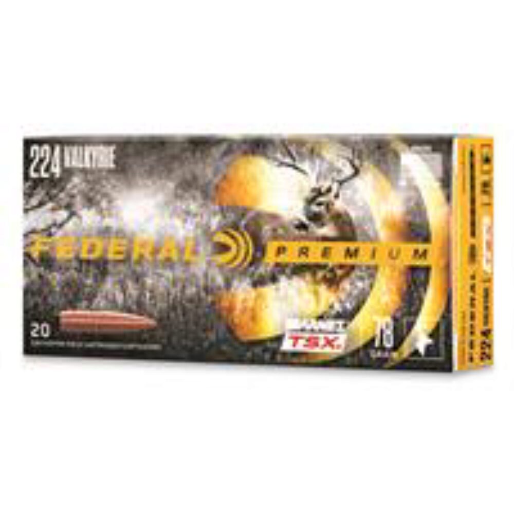 Federal Premium 224 Valkyrie 78gr Barnes Triple-Shock X 20rd Box