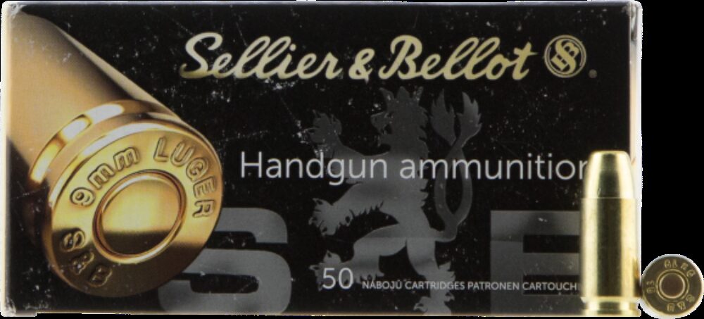Sellier & Bellot 9mm Subsonic 150gr FMJ 50rd Box