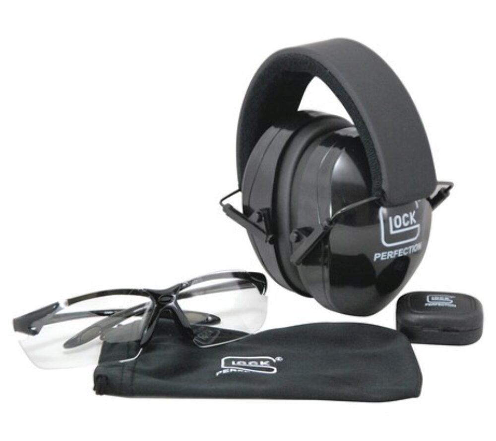 GLK RANGE KIT W/ SHOOTING GLASSES - EARMUFFS EARPLUGS