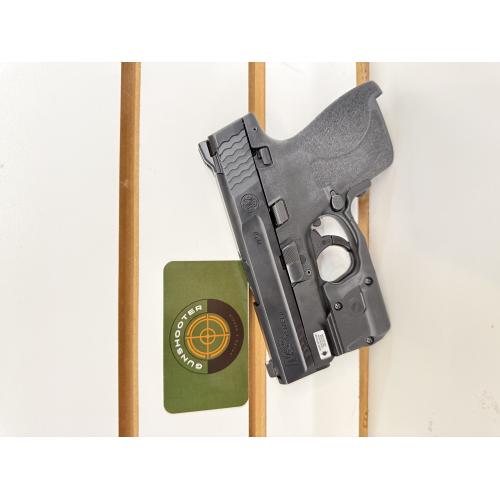 M & P 9 SHIELD W/ CRIMSON TRACE/ LASER AND FLASHLIGHT, 2 MAGS.