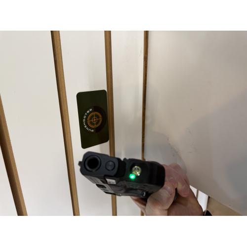 M & P 9 SHIELD W/ CRIMSON TRACE/ LASER AND FLASHLIGHT, 2 MAGS.