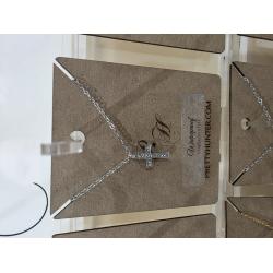 Gold rush cross Necklace- Silver