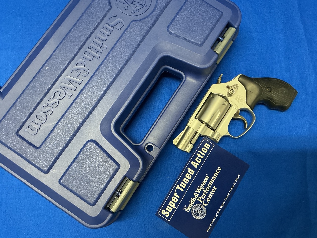NIB SMITH & WESSON 637-2 .38 SPECIAL 5-SHOT REVOLVER WITH SUPER TUNED ACTIO-img-0