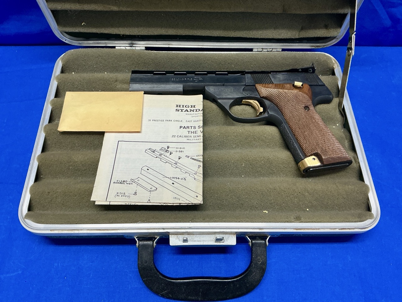 HI-STANDARD VICTOR .22 LR with BOX and PAPERS-img-0