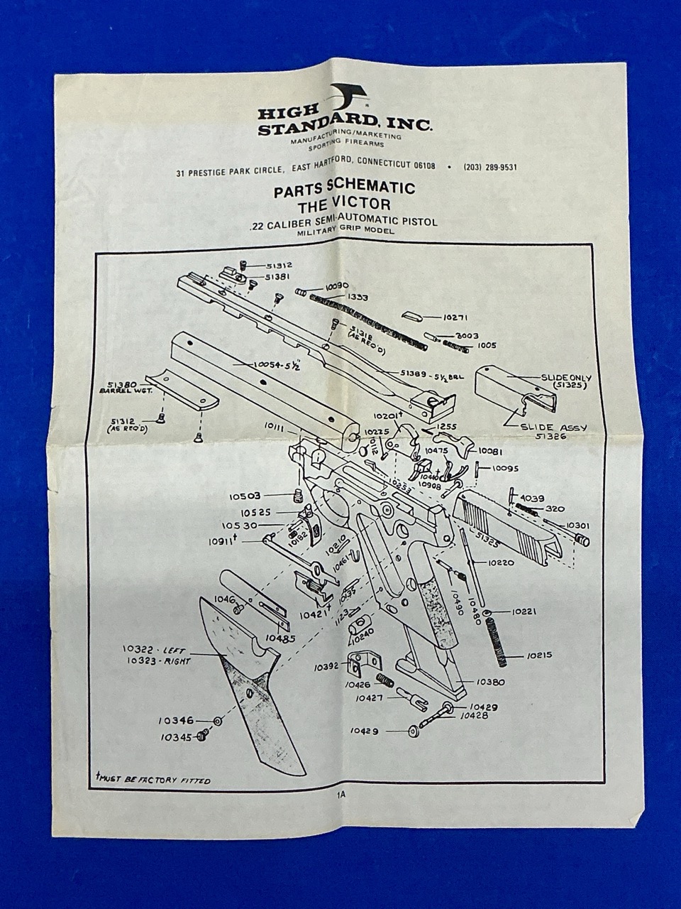 HI-STANDARD VICTOR .22 LR with BOX and PAPERS-img-2