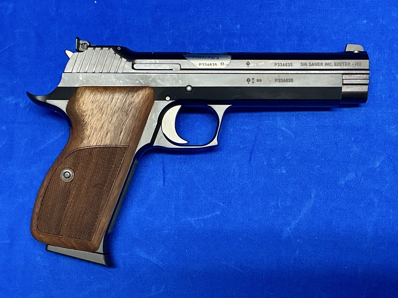 GERMAN SIG SAUER P210-9 LEGEND SUPER TARGET 9MM W/OEM BOX, PAPERS, 2 MAGS-img-1