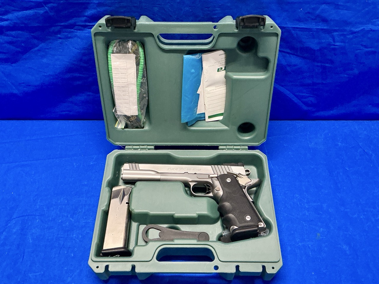 PARA-ORDNANCE HI-CAP SUPER HAWG 45 LONGSLIDE W/BOX, 2-14 ROUND MAGAZINES-img-0