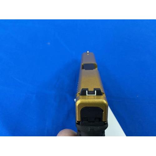 Custom GLOCK 17 GEN5 9MM NIB with Gold Cerakote