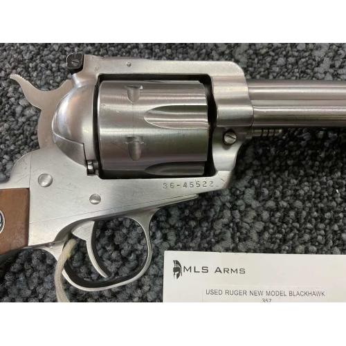 USED RUGER NEW MODEL BLACKHAWK 357