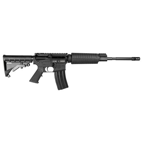 DB15, 16? Extended Line, Standard 2 Piece Black Polymer Rail, USB Lite w/ Rail Height Gas Block, Black
