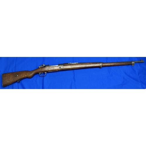 VINTAGE ANKARA K.KALE 8MM RIFLE WITH BAYONET, CASE