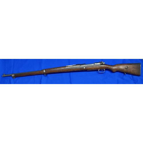 VINTAGE ANKARA K.KALE 8MM RIFLE WITH BAYONET, CASE