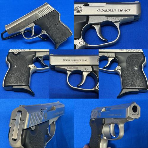 USED NAA GUARDIAN .380 PISTOL WITH TWO 6X MAGS
