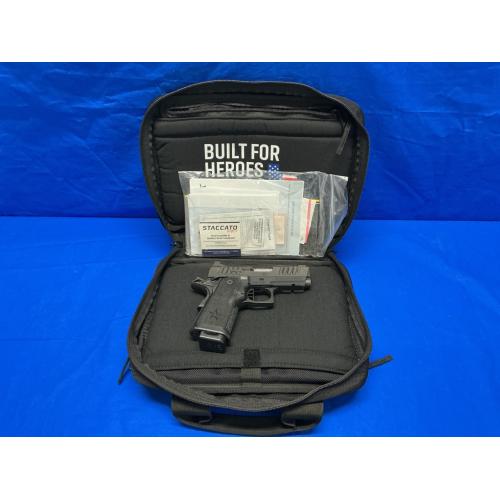USED STACCATO CS 9MM WITH SOFTCASE AND 4 MAGAZINES