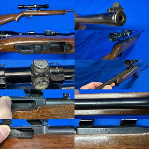 USED RUGER 10-22 .22 LR WITH SCOPE